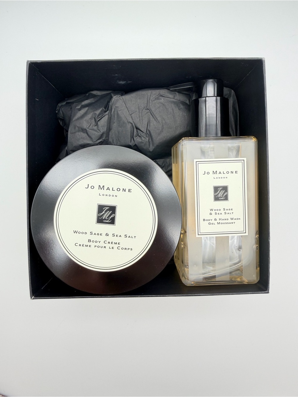 Jo Malone Wood Sage & Sea Salt Gift Set — Black & Cream